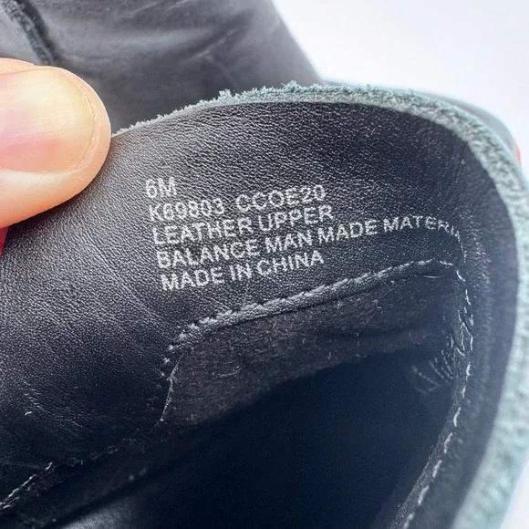 Kork Ease Chandra Black Leather Ankle Booties Wedge Heel Zipper Women Size 6M - Picture 7 of 9